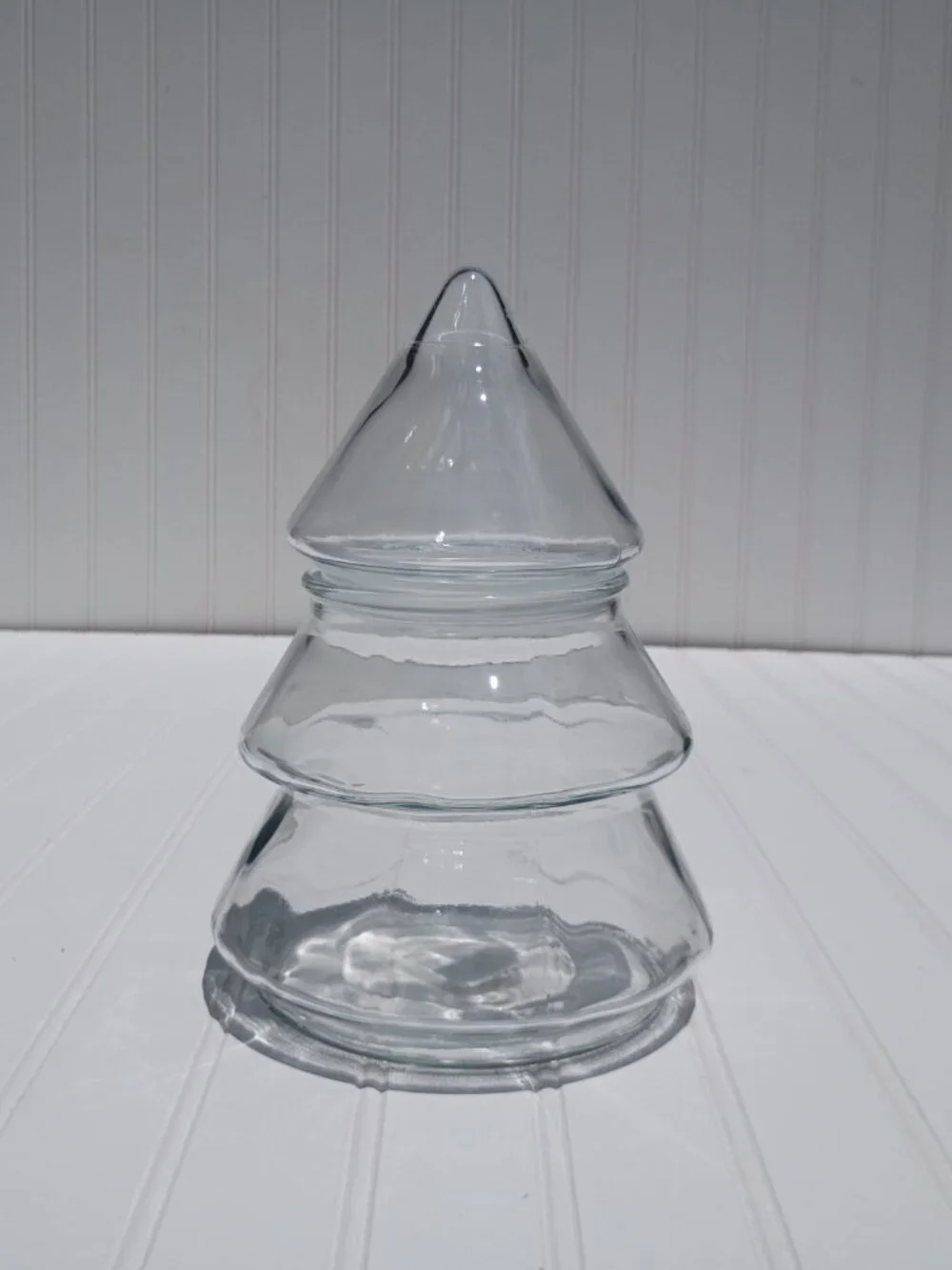 Vintage Anchor Hocking Christmas Tree Shaped 9.5
